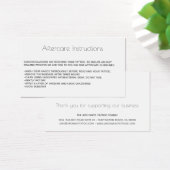 Tattoo Aftercare Advice Care with Logo (Desk)