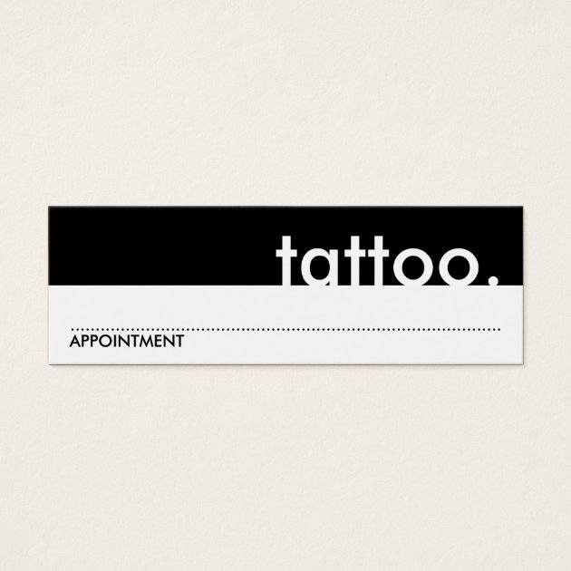 Tattoo Appointment Card Zazzle   Tattoo Appointment Card Ra02f8a9044654dccb024884ad256c397 Kbhja 8byvr 630 