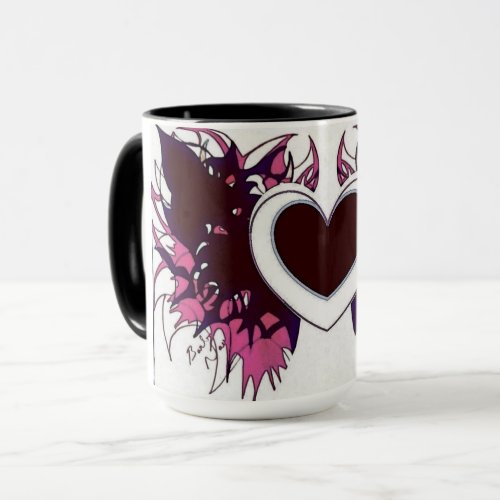 Tattoo Art design Valintines Mug