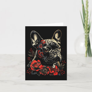 Tattoo Art French Bulldog Japanese French Bulldog Card