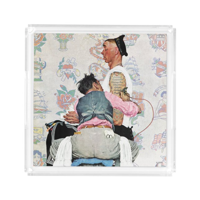 Tattoo Artist Acrylic Tray (Front)