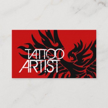 Tattoo Artist Body Art Business Card by ArtisticEye at Zazzle