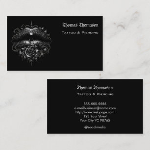 Tattoo artist business card