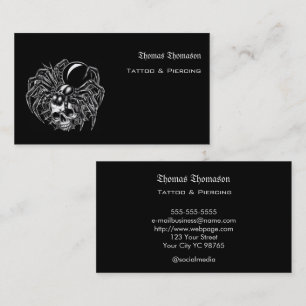 Tattoo artist business card