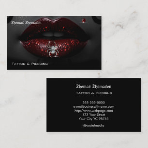 Tattoo artist business card