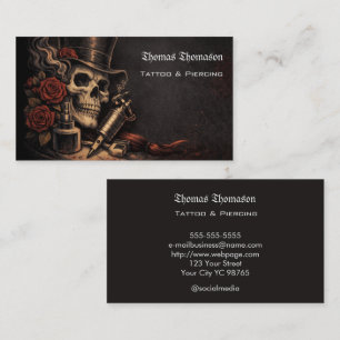 Tattoo artist business card