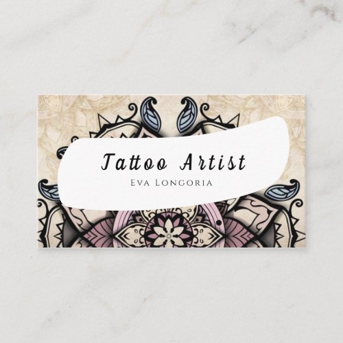 Tattoo Artist Business Card