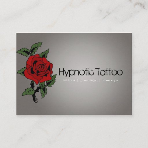 Customizable Tattoo Artist Business Card Template