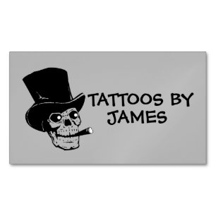 TATTOO ARTIST BUSINESS CARD MAGNET