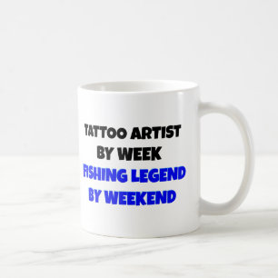 Tattoo Artist Fishing Legend Coffee Mug