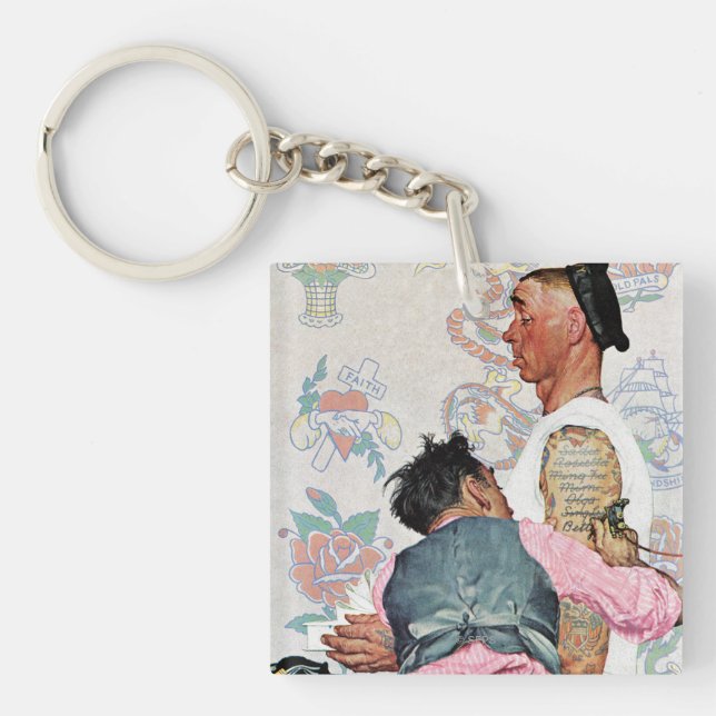 Tattoo Artist Keychain (Front)