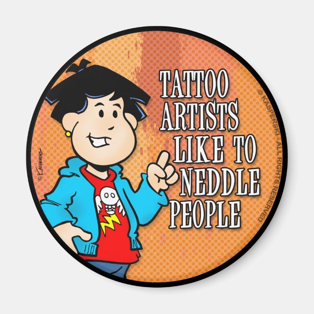 Tattoo Artist Magnet (Front)