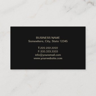 Tattoo Artist Modern Black & Gold Oriental Pattern Business Card | Zazzle