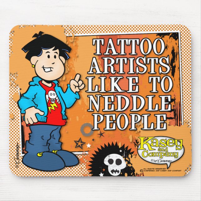 Tattoo Artist Mouse Pad (Front)