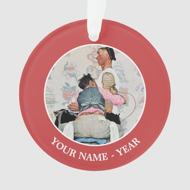 Tattoo Artist Ornament (Front)