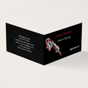 Tattoo artist salon Appointment Business Card