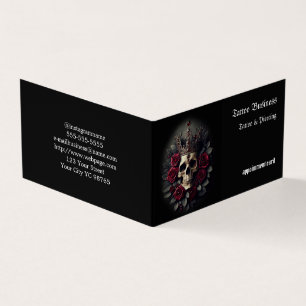 Tattoo artist salon Appointment Business Card