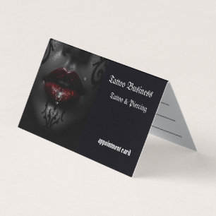 Tattoo artist salon Appointment Business Card