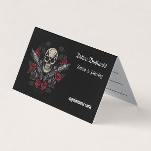 Tattoo artist salon Appointment Business Card