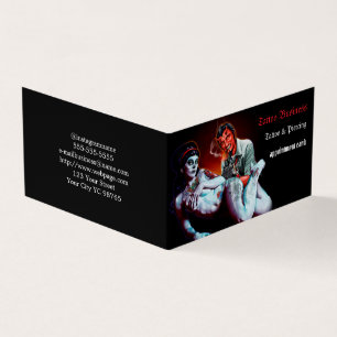 Tattoo artist salon Appointment Business Card
