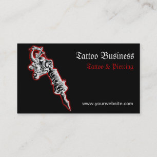 Tattoo artist salon Business Card