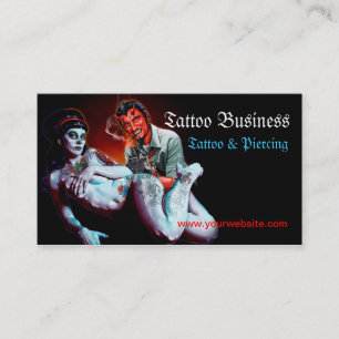 Tattoo artist salon Business Card