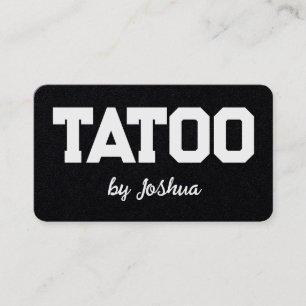 Tattoo Artist Shop Business Card