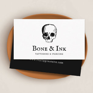 Tattoo Artist Skull Business Card