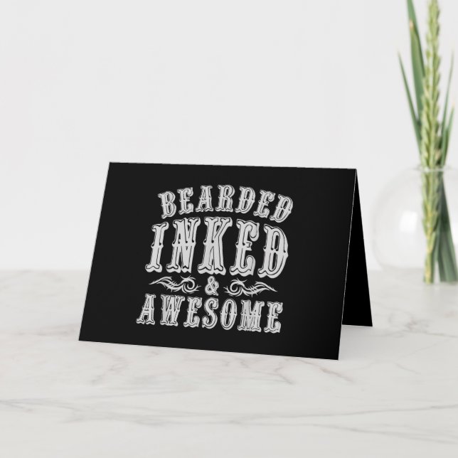 Tattoo Artist Tatted Tattooist Gift Idea Tattoo Card (Front)