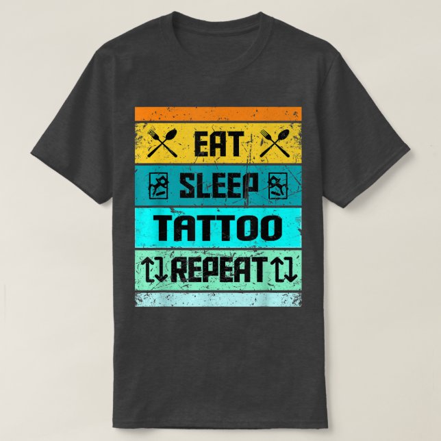 Tattoo Artist Tattoo Lover Funny Tattooist T-Shirt (Design Front)