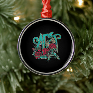 Tattoo Artist Tattoos Are Art Color Graphic Metal Ornament