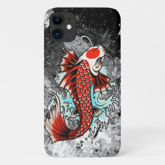 Tattoo Asian Koi Fish Pond Chinese Japanese Water iPhone 11 Case