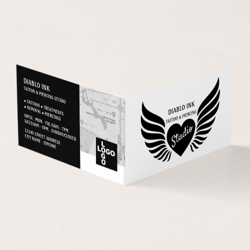 Tattoo  Body Piercing Studio Appointment Business Card