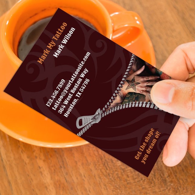 Tattoo Business Card Template (Creator Uploaded)