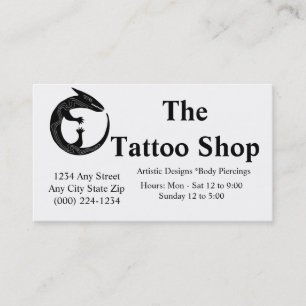 Tattoo Business Cards