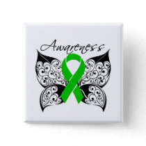 Tattoo Butterfly Awareness - Cerebral Palsy Button