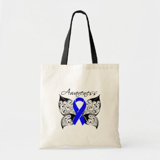 Tattoo Butterfly Awareness - Colon Cancer Tote Bag
