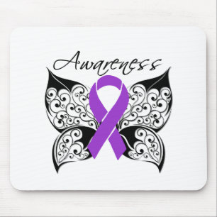 Tattoo Butterfly Awareness - Epilepsy Mouse Pad