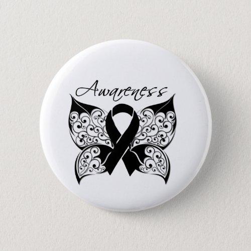 Tattoo Butterfly Awareness _ Melanoma Button