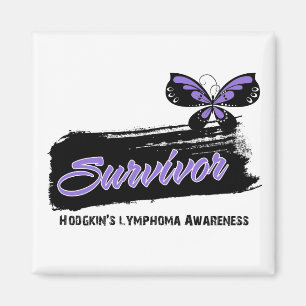 Tattoo Butterfly Hodgkins Disease Survivor Magnet