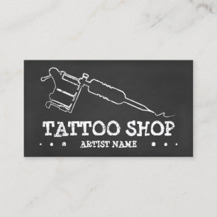 TATTOO CHALK BUSINESS CARD