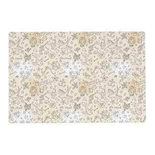 Tattoo concept pattern placemat