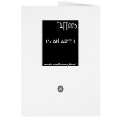 Tattoo double frame cards (Back)