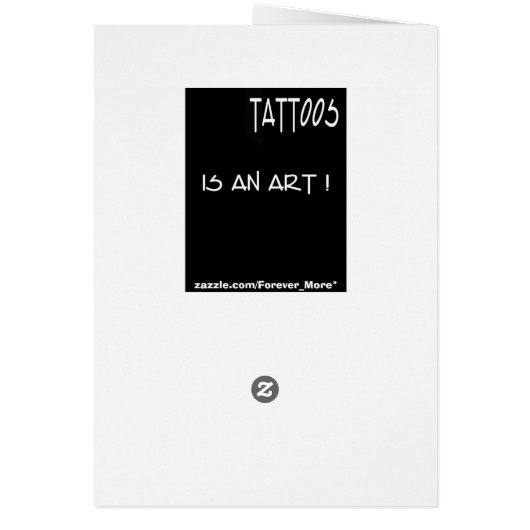 Tattoo double frame cards (Back)