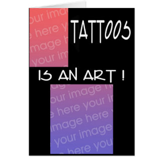 Tattoo double frame cards