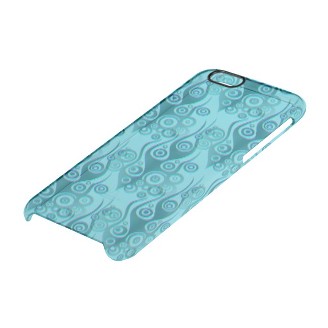 Tattoo flames & circles pattern + your backgr. uncommon iPhone case (Bottom)