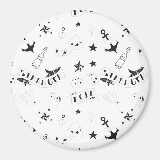 Tattoo Flash Hope Stickers Magnet