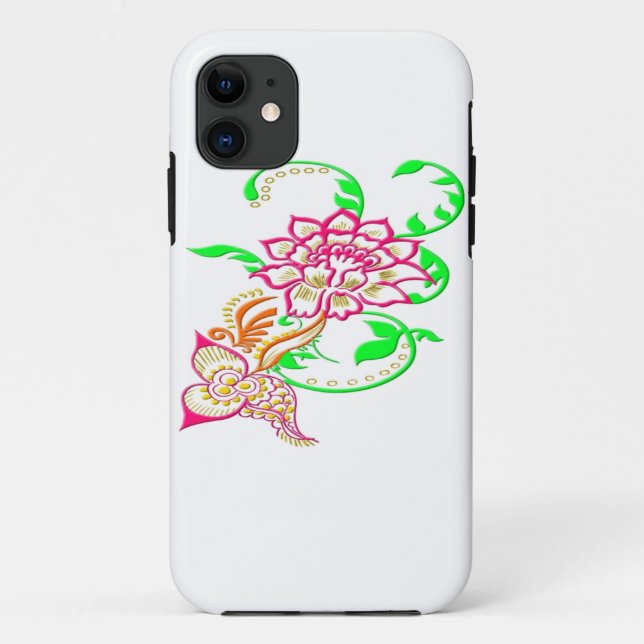 Tattoo Flower Case-Mate iPhone Case (Back)