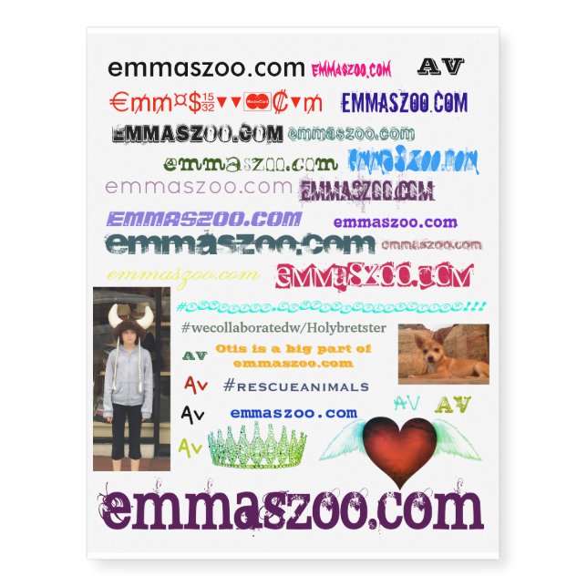 Tattoo For emmaszoo.com! (Front)