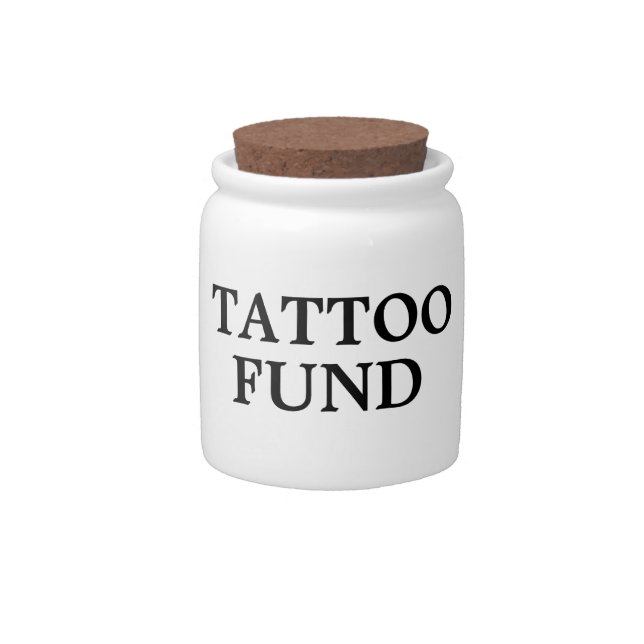 Tattoo Fund Candy Jar (Front)
